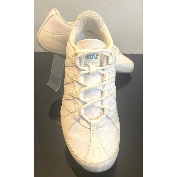 Nike Womens Musique 4 Sz 8 White Leather Dancing Shoes Lace Up Low Top Sneakers - Picture 3 of 11